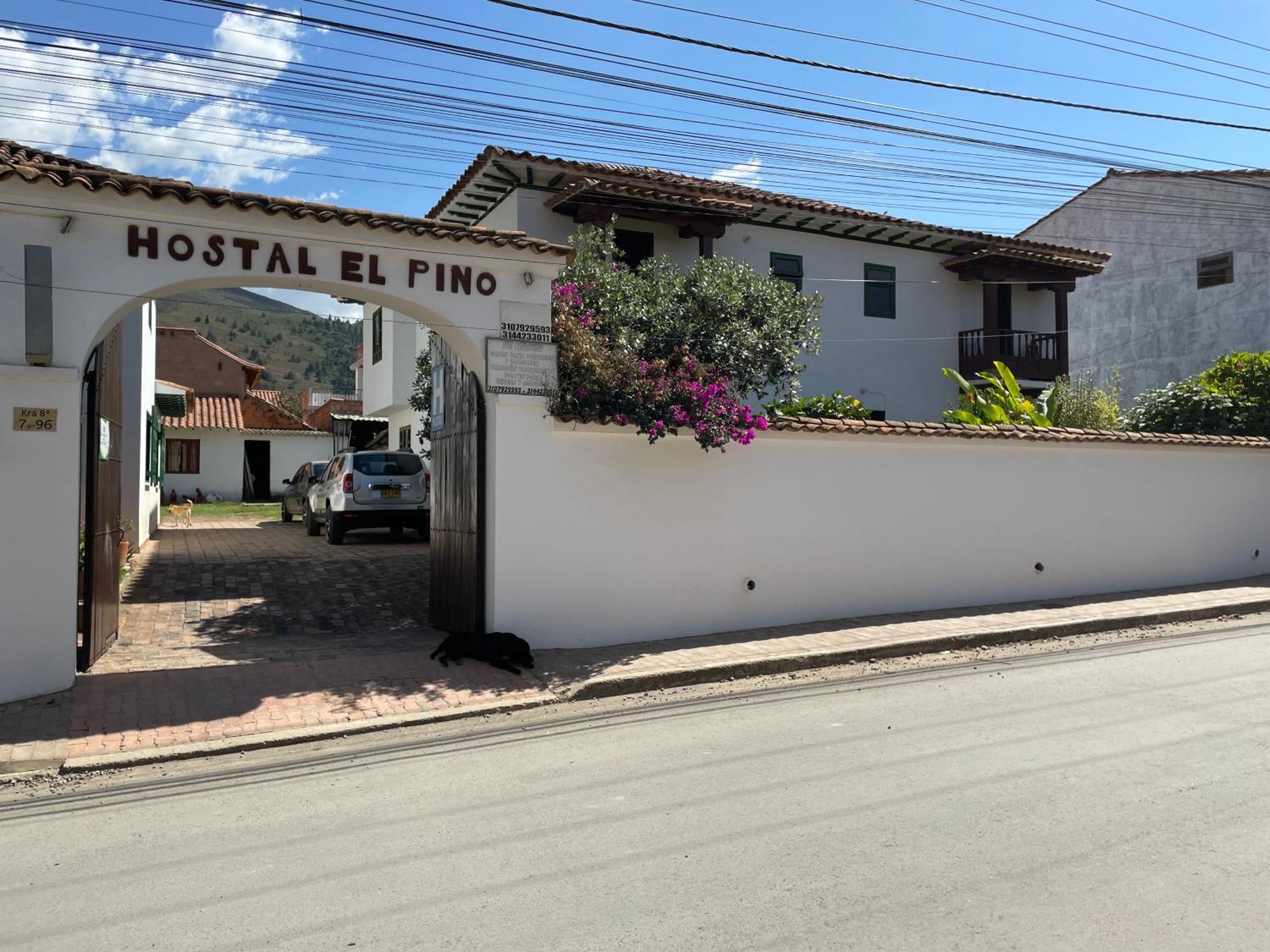 Hostal El Pino Villa de Leyva Esterno foto